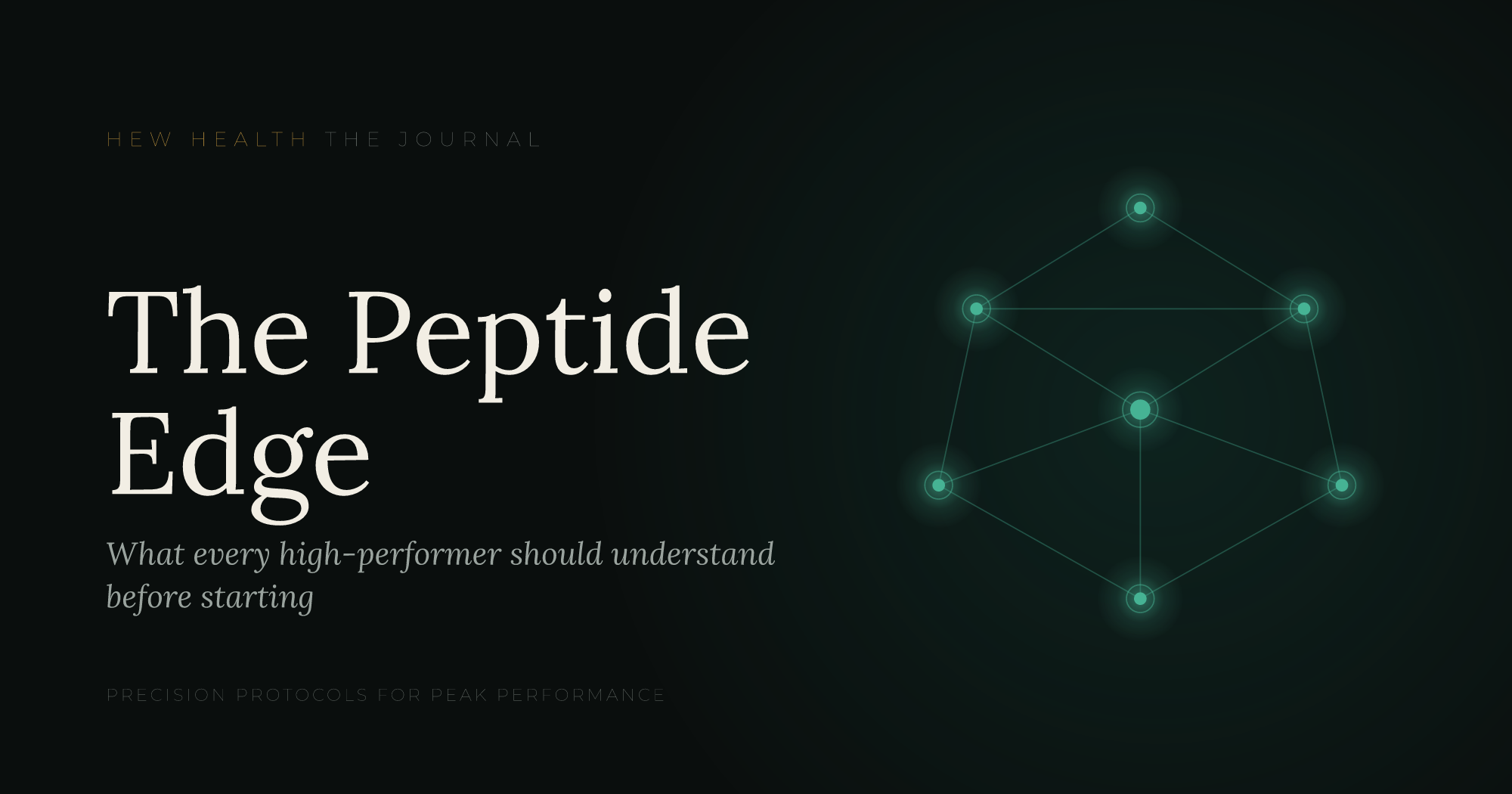 Peptide Protocols: What High-Performers Should Know